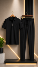 2 Pcs Dry Fit Summer Tracksuit Stay Cool in All Day Stylish Look Impress To Everyone