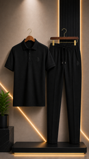 2 Pcs Dry Fit Tracksuit Polo Shirt + Trouser Quality That Impress To Everyone