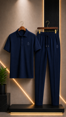 2 Pcs Dry Fit Tracksuit Polo Shirt + Trouser Quality That Impress To Everyone