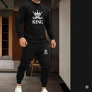2 Pcs Fashionable Sweatshirt, Trousers For Winter