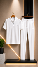 2 Pcs Dry Fit Summer Tracksuit Stay Cool in All Day Stylish Look Impress To Everyone