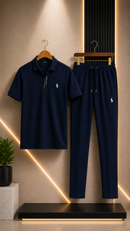 2 Pcs Dry Fit Summer Tracksuit Stay Cool in All Day Stylish Look Impress To Everyone